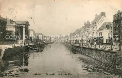 AK / Ansichtskarte Lille Nord La Deule et le Grand Pont Kat. Lille