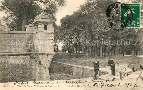 AK / Ansichtskarte Rochefort sur Mer Un Coin des Remparts Kat. Rochefort Charente Maritime