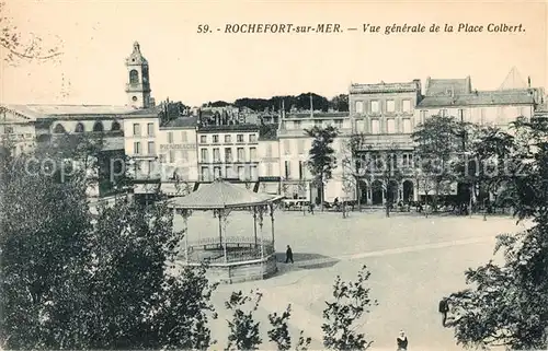 AK / Ansichtskarte Rochefort sur Mer Vue generale de la Place Colbert Kat. Rochefort Charente Maritime