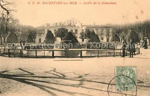 AK / Ansichtskarte Rochefort sur Mer Jardin de la Prefecture Kat. Rochefort Charente Maritime