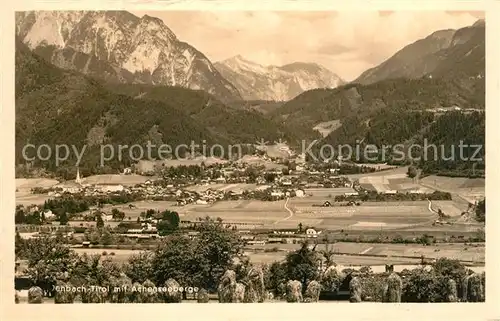 AK / Ansichtskarte Jenbach Tirol Panorama mit Achenseeberge Alpen