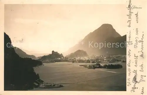 AK / Ansichtskarte Kufstein Tirol Gesamtansicht mit Alpenpanorama Kat. Kufstein