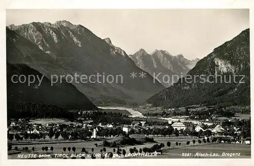 AK / Ansichtskarte Reutte Tirol Blick von Urisee gegen Lechtaler Alpen Kat. Reutte