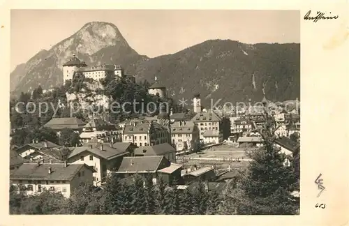 AK / Ansichtskarte Kufstein Tirol Ansicht mit Festung Geroldseck Alpen Kat. Kufstein