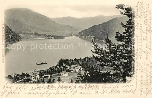 AK / Ansichtskarte Achensee Hotel Achenseehof Alpenpanorama Kat. Eben am Achensee