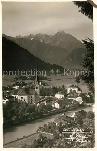 AK / Ansichtskarte Zell Ziller Tirol Blick auf Kirche Alpenpanorama Kat. Zell am Ziller