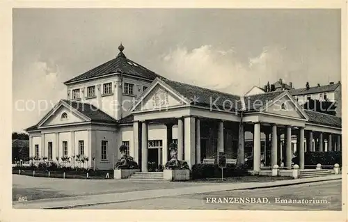 AK / Ansichtskarte Franzensbad Boehmen Emanatorium Kat. Frantiskovy Lazne