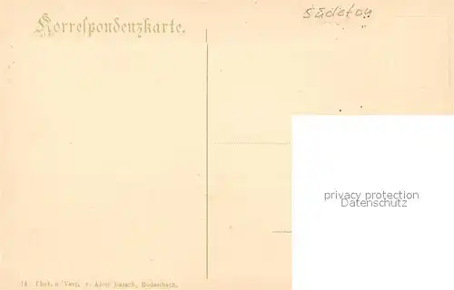 AK / Ansichtskarte Bodenbach Tetschen Boehmen Schaeferwand mit Bergschloss Kat. 