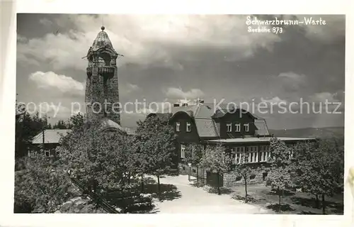 AK / Ansichtskarte Gablonz Neisse Tschechien Schwarzbrunn Warte Kat. Jablonec nad nisou