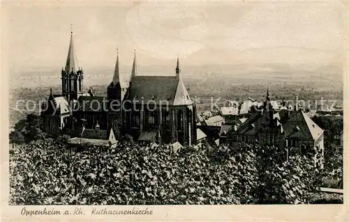 AK / Ansichtskarte Oppenheim Katharinenkirche Kat. Oppenheim Rhein