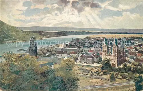 AK / Ansichtskarte Andernach Rheinpanorama Kat. Andernach