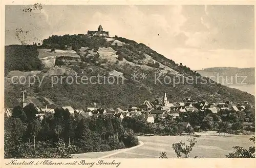 AK / Ansichtskarte Neustadt Odenwald Gesamtansicht mit Burg Breuberg Landschaftspanorama Kat. Breuberg