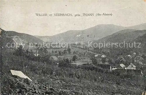 AK / Ansichtskarte Willer sur Thur et Steinbach vue panoramique Kat. Willer sur Thur