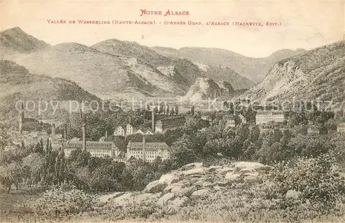 AK / Ansichtskarte Wesserling Husseren Panorama de la vallee et les Vosges Kat. Husseren Wesserling
