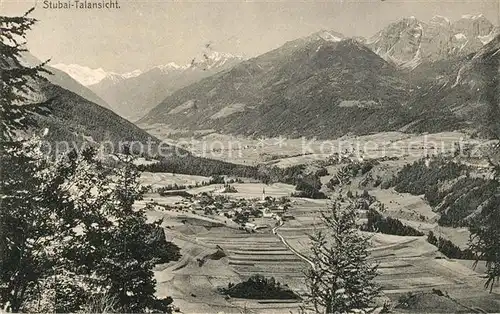 AK / Ansichtskarte Stubaier Alpen Panorama Stubaital Kat. Neustift im Stubaital
