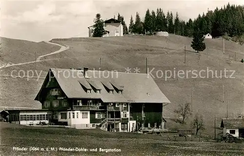 AK / Ansichtskarte Pfaender Pfaenderdohle Bergstation Kat. Bregenz