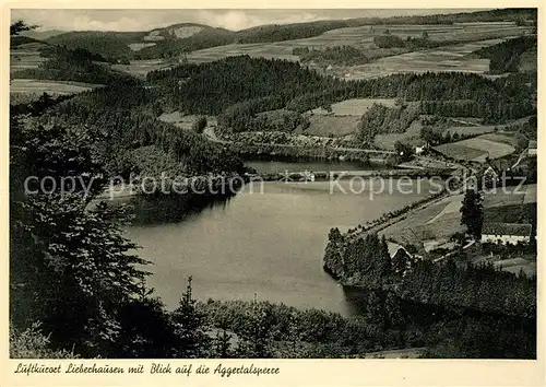 AK / Ansichtskarte Lieberhausen Blick auf Aggertalsperre Landschaftspanorama Kat. Gummersbach