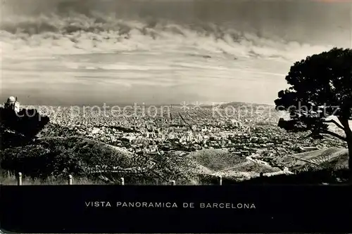 AK / Ansichtskarte Barcelona Cataluna Vista panoramica desde el Tibidabo Kat. Barcelona