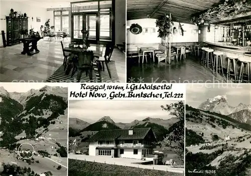 AK / Ansichtskarte Raggal Hotel Nova Grosses Walsertal Alpenpanorama Kat. Raggal