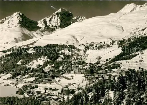 AK / Ansichtskarte St Moritz GR Skigebiet Piz Julier und Albana Albula Alpen Kat. St Moritz