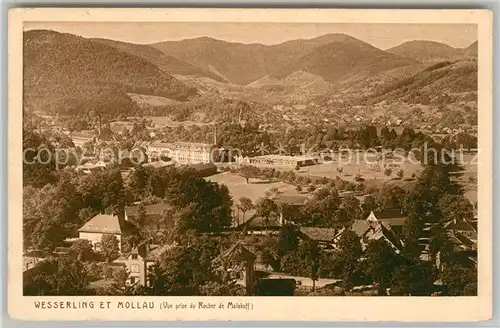 AK / Ansichtskarte Wesserling Husseren et Mollau vue prise du Rocher de Malakoff les vosges Kat. Husseren Wesserling