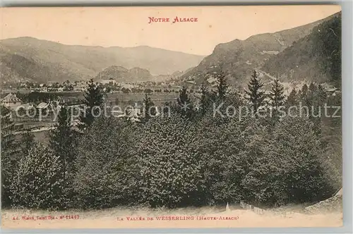 AK / Ansichtskarte Wesserling Husseren Panorama de la vallee et les vosges Kat. Husseren Wesserling