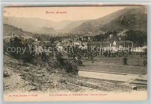 AK / Ansichtskarte Wesserling Husseren Panorama Kat. Husseren Wesserling