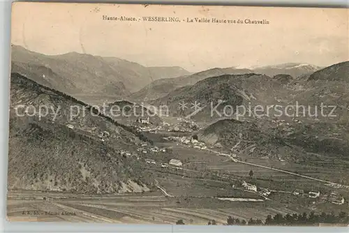 AK / Ansichtskarte Wesserling Husseren La Vallee Haute vue du Chauvelin Kat. Husseren Wesserling