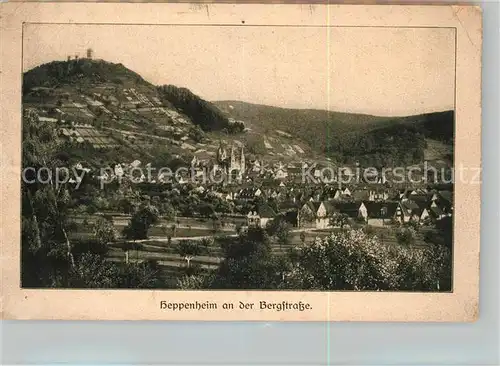 AK / Ansichtskarte Heppenheim Bergstrasse Panorama Kat. Heppenheim (Bergstrasse)