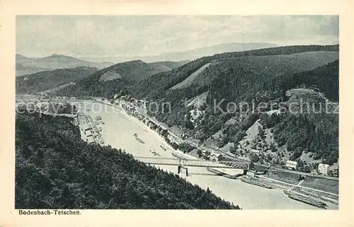 AK / Ansichtskarte Tetschen Bodenbach Boehmen Elbepartie Kat. Decin