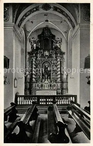 AK / Ansichtskarte Kreuzberg Rhoen Klosterkirche Antoniusaltar Kat. Gersfeld (Rhoen)