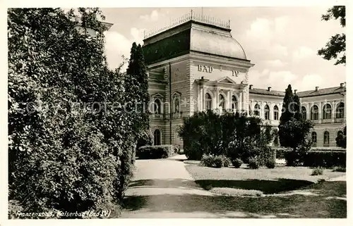 AK / Ansichtskarte Franzensbad Boehmen Kaiserbad Bad IV Kat. Frantiskovy Lazne