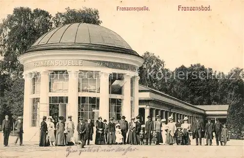 AK / Ansichtskarte Franzensbad Boehmen Franzensquelle Kat. Frantiskovy Lazne