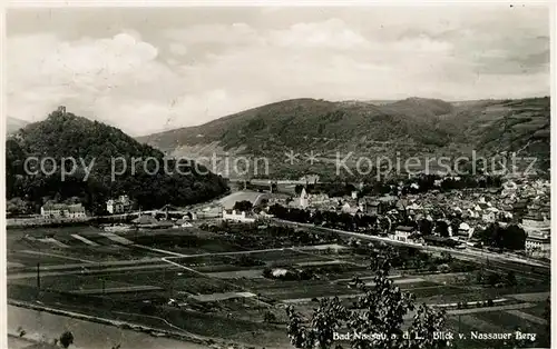 AK / Ansichtskarte Bad Nassau Blick vom Nassauer Berg Kat. Nassau Lahn