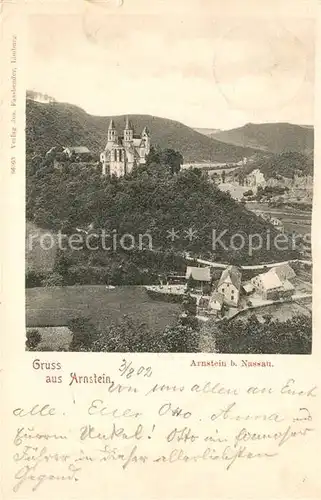 AK / Ansichtskarte Nassau Bad Kloster Arnstein Kat. Nassau Lahn