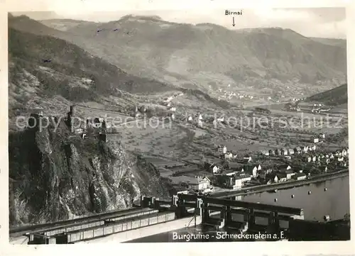 AK / Ansichtskarte Aussig Tschechien Burgruine Schreckenstein Kat. Usti nad Labem