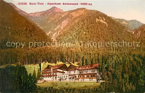 AK / Ansichtskarte Reutte Tirol Alpenhotel Ammerwald Kat. Reutte