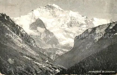AK / Ansichtskarte Interlaken BE Landschaftspanorama Jungfrau Berner Alpen Kat. Interlaken