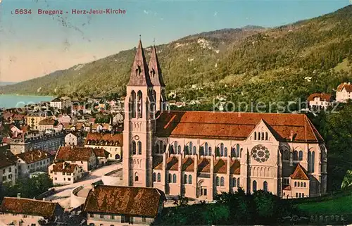 AK / Ansichtskarte Bregenz Vorarlberg Herz Jesu Kirche Kat. Bregenz