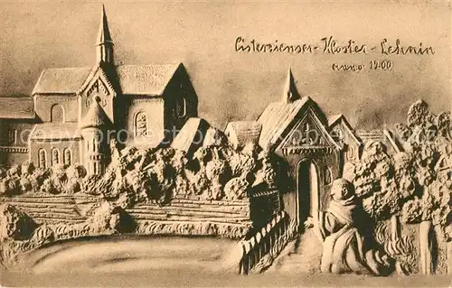 AK / Ansichtskarte Kloster Lehnin Zisterzienserkloster Lehnin anno 1900 Kuenstlerkarte Kat. Kloster Lehnin