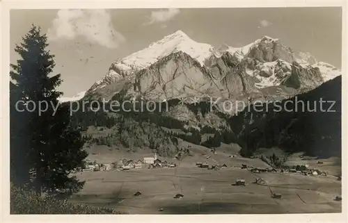 AK / Ansichtskarte Wildhaus SG Landschaftspanorama mit Schafberg Appenzeller Alpen Kat. Wildhaus Lisighaus