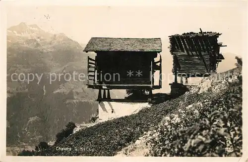 AK / Ansichtskarte St Luc Chalets Alpes Kat. St Luc