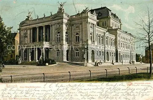 AK / Ansichtskarte Zuerich ZH Stadttheater
