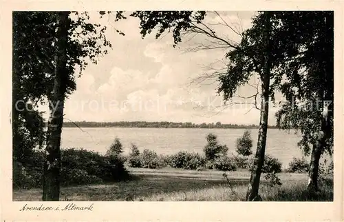 AK / Ansichtskarte Arendsee Altmark Landschaftspanorama Kat. Arendsee