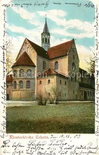 AK / Ansichtskarte Kloster Lehnin Klosterkirche Deutsche Reichspost Kat. Kloster Lehnin