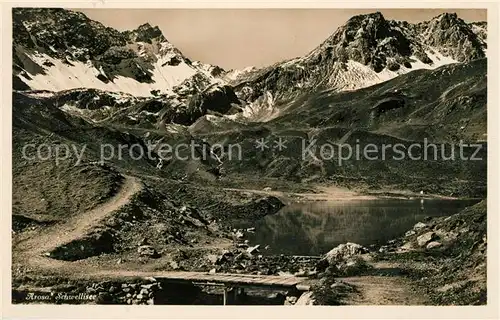AK / Ansichtskarte Arosa GR Schwellisee Bergsee Gebirgspanorama Plessur Alpen Kat. Arosa