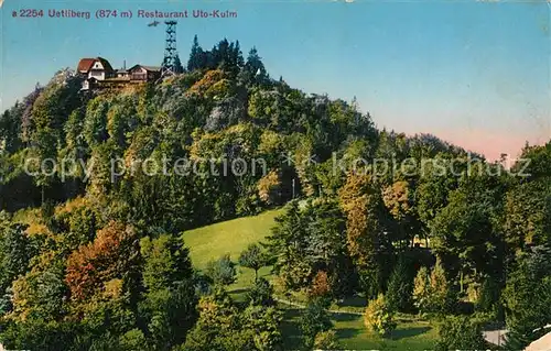 AK / Ansichtskarte Uetliberg ZH Restaurant Uto Kulm Wollmann Sammlung 1899