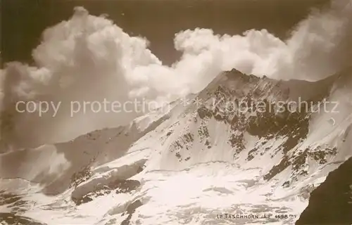 AK / Ansichtskarte Taeschhorn Gebirgspanorama Walliser Alpen Kat. Taeschhorn