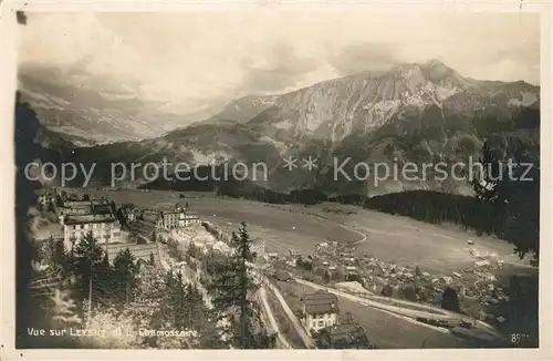 AK / Ansichtskarte Leysin et le Chamossaire Alpenpanorama Kat. Leysin