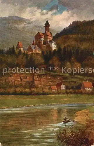 AK / Ansichtskarte Zwingenberg Neckar Schloss Zwingenberg